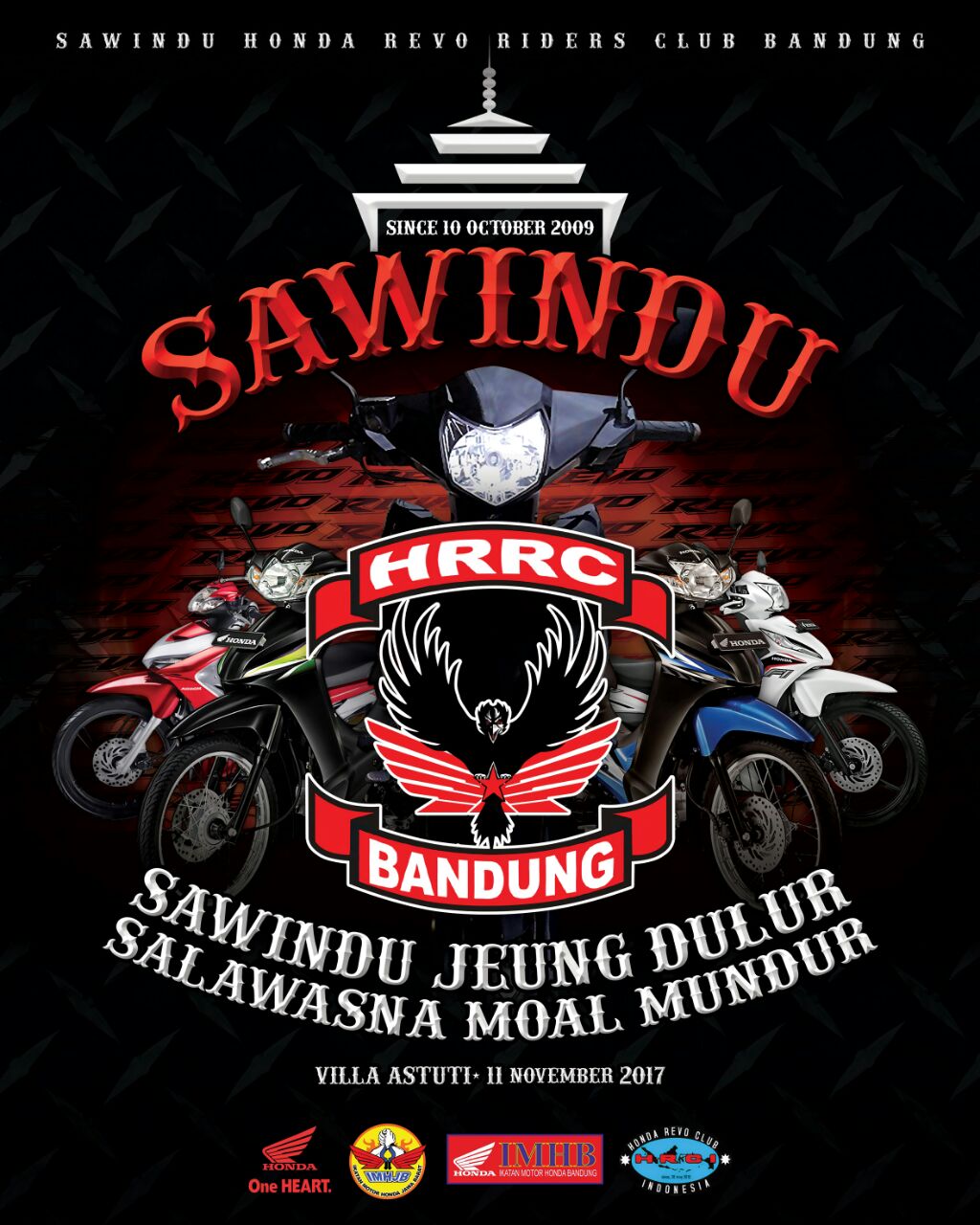 Honda Community - Undangan Sawindu Honda Revo Riders Club Bandung